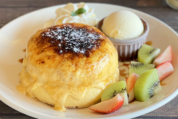 ぷりんブリュレパンケーキ